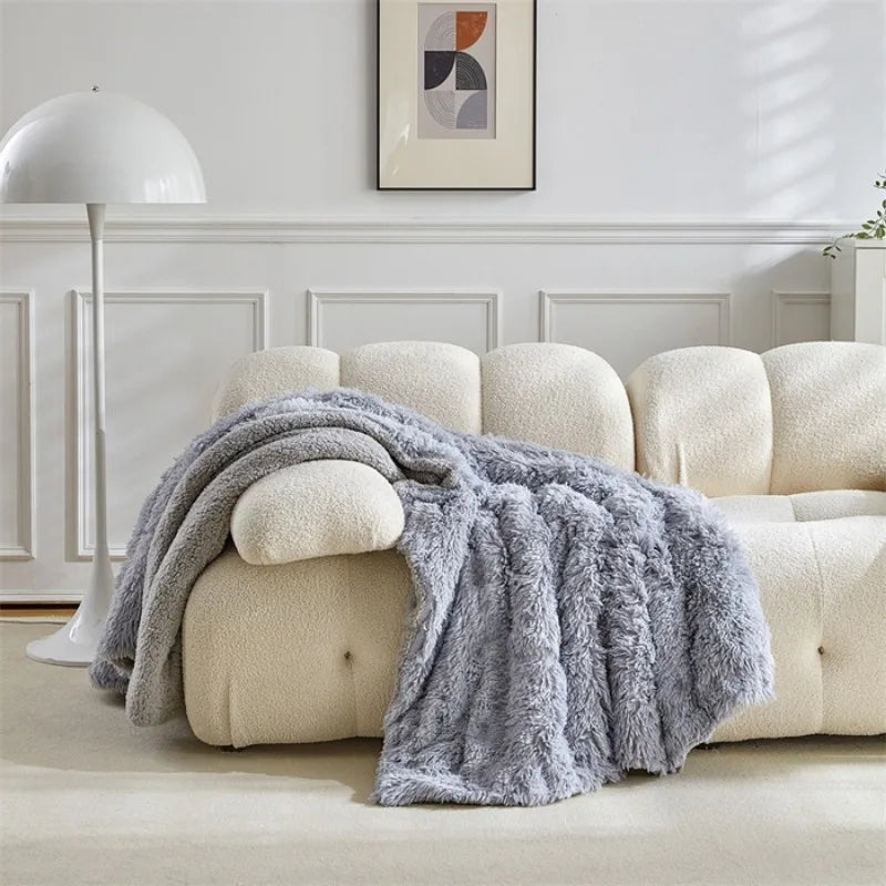 Indulge in Comfort with Our 2025 Double Mink Fleece Coral Fleece Blanket - Perfect for Cozy Evenings!