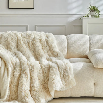 Indulge in Comfort with Our 2025 Double Mink Fleece Coral Fleece Blanket - Perfect for Cozy Evenings!