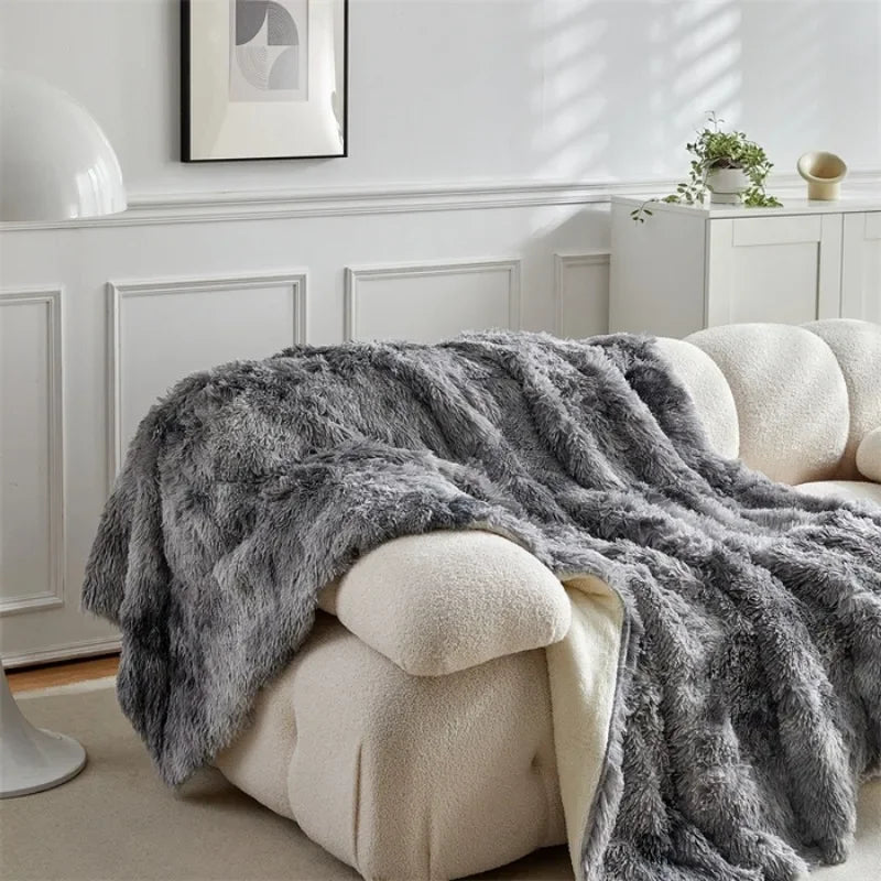 Indulge in Comfort with Our 2025 Double Mink Fleece Coral Fleece Blanket - Perfect for Cozy Evenings!