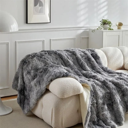 Indulge in Comfort with Our 2025 Double Mink Fleece Coral Fleece Blanket - Perfect for Cozy Evenings!