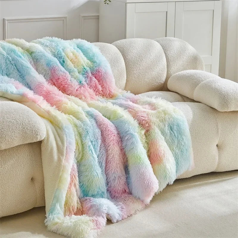Indulge in Comfort with Our 2025 Double Mink Fleece Coral Fleece Blanket - Perfect for Cozy Evenings!