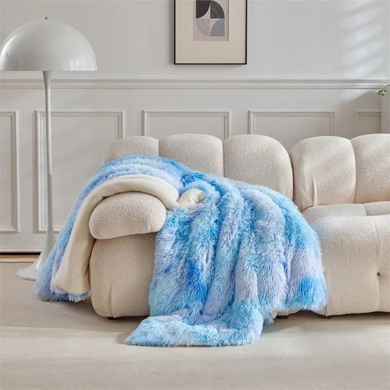 Indulge in Comfort with Our 2025 Double Mink Fleece Coral Fleece Blanket - Perfect for Cozy Evenings!